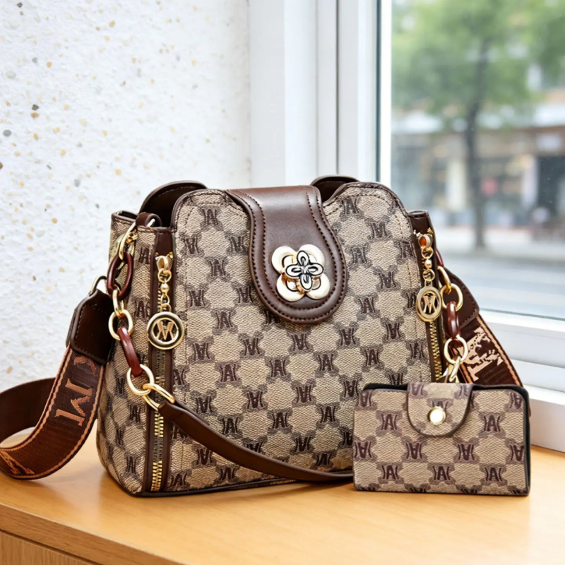 Vintage Fashion Prints - กระเป๋าสะพายไหล่พิมพ์ลายตัวอักษรวินเทจ กระเป๋าสะพายข้างทันสมัยและใช้งานได้หลากหลาย เหมาะสำหรับการทำงานและการใช้งานในชีวิตประจำวัน