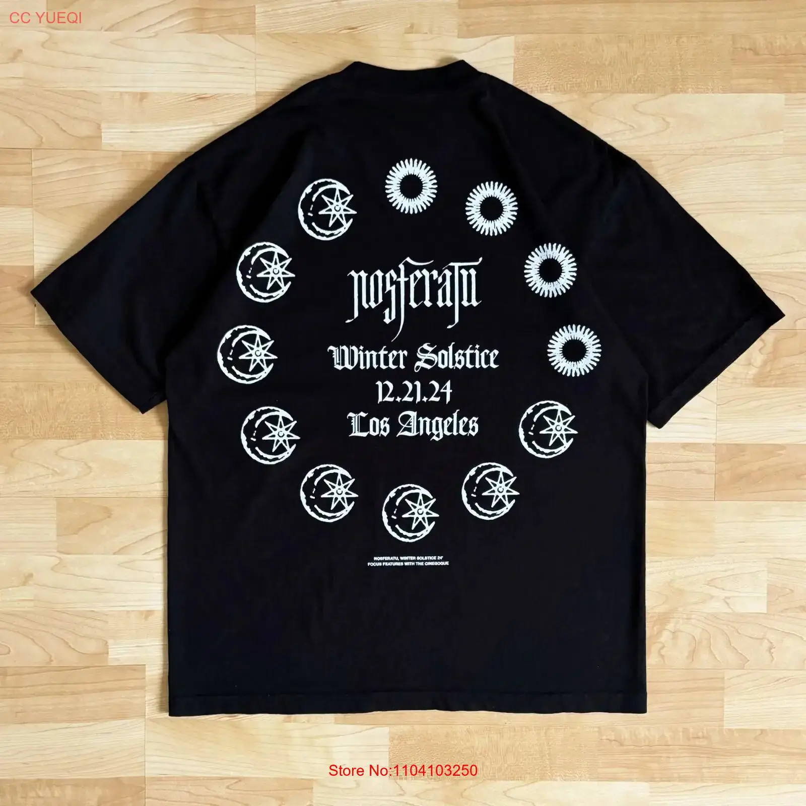 Vintage Fashion La - เสื้อยืดลายพิเศษ Nosferatu Winter Solstice LA Pop