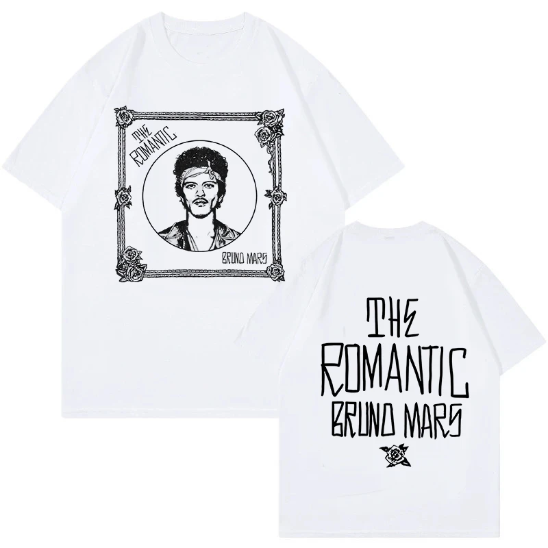 Vintage Fashion Eu - เสื้อยืดวินเทจลาย Bruno Mars The Romantic Tour