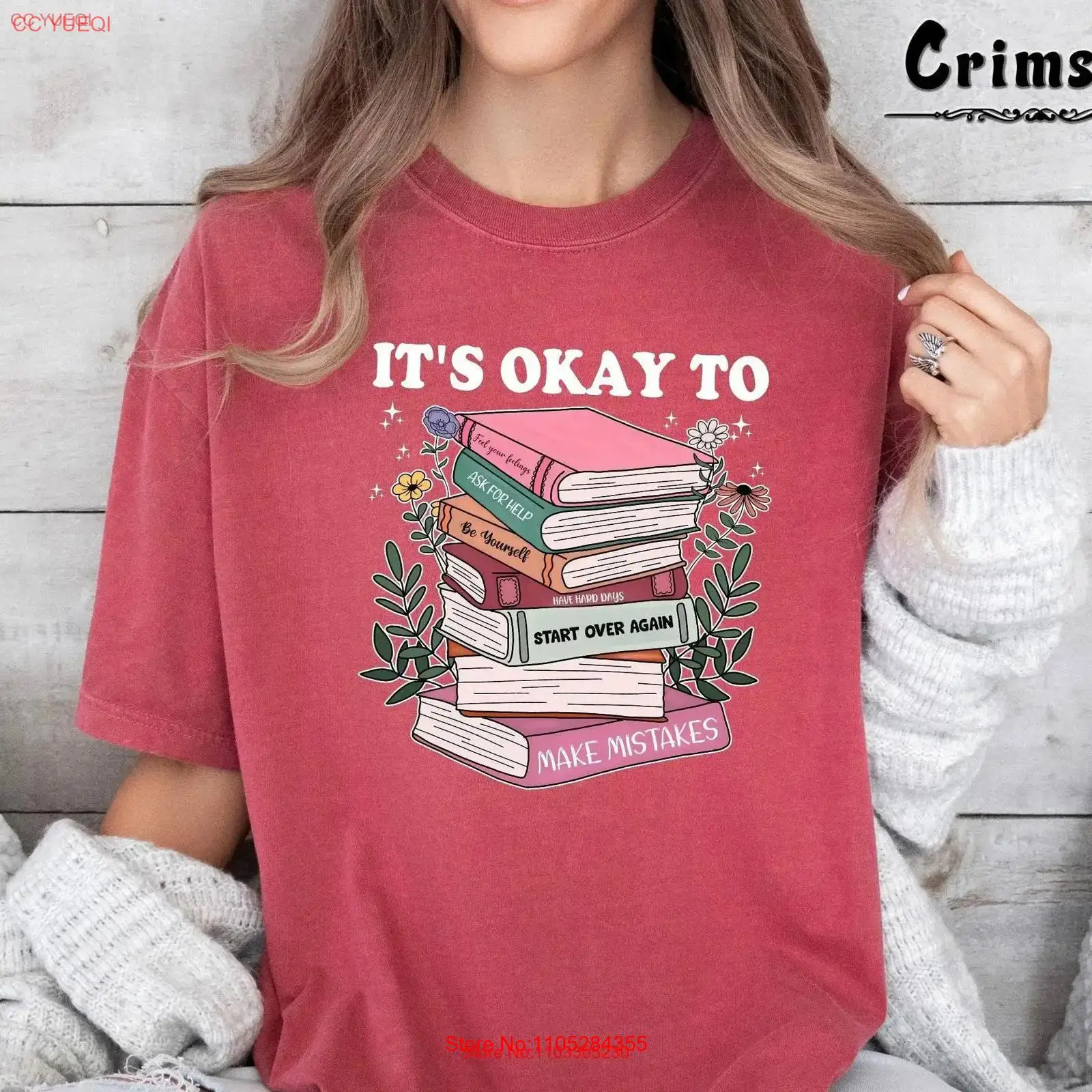 Vintage Fashion Ideas - เสื้อยืด It's Okay T Shirt ลายกราฟิกเกี่ยวกับสุขภาพจิต