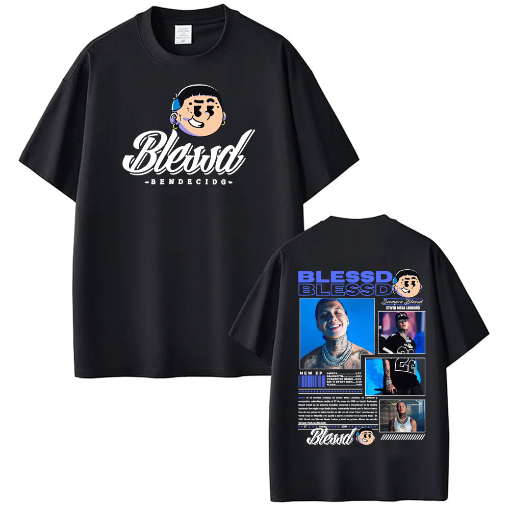 Vintage Fashion For Sale - เสื้อยืดลายกราฟิก Blessd El Bendito อัลบั้มทัวร์ 2026