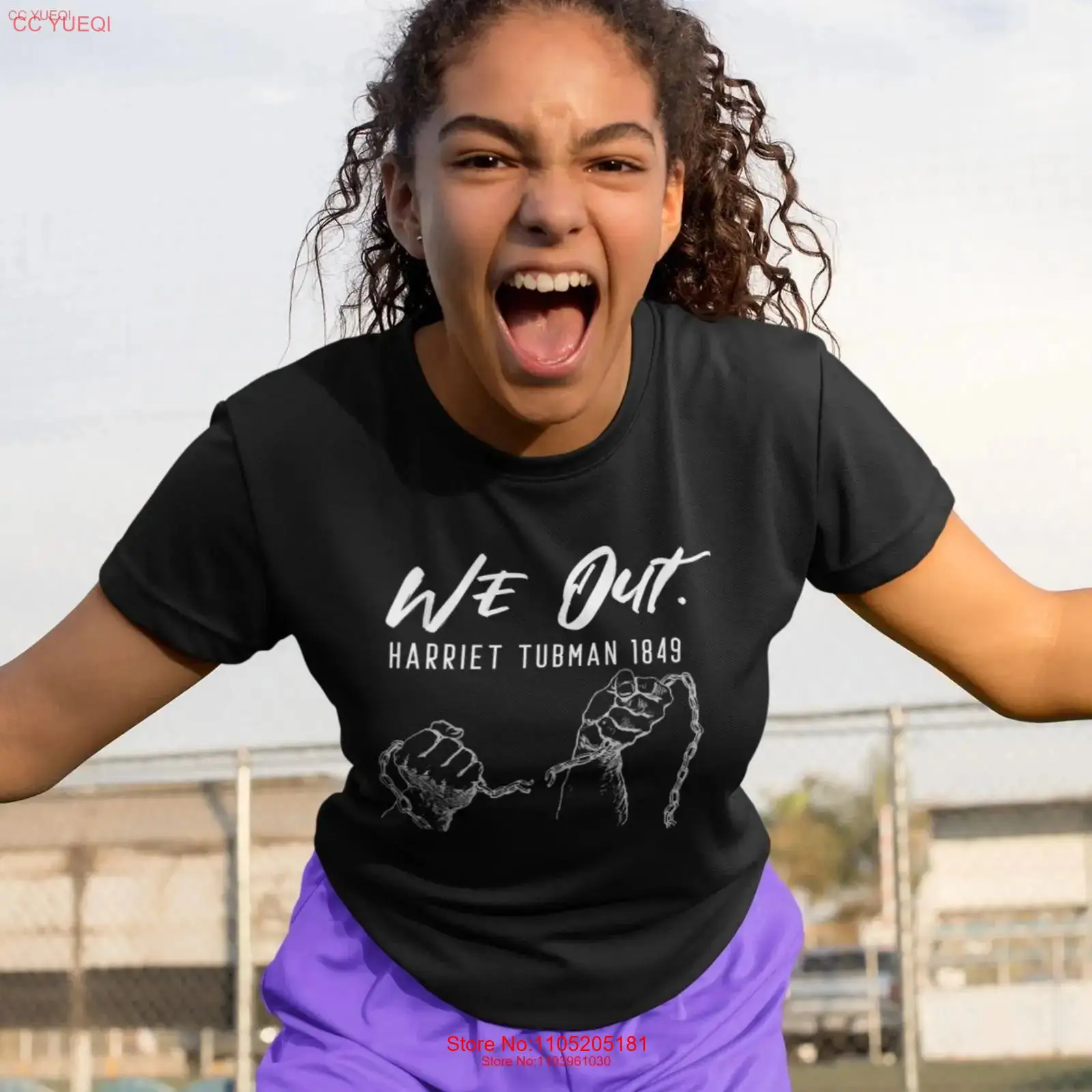 Vintage Fashion History - เสื้อยืด We Out Harriet Tubman with