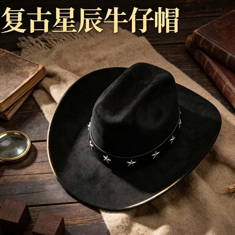 หมวกคาวบอยปีกกว้างสำหรับผู้หญิ - Vintage Fashion Eu บทวิจารณ์และราคา