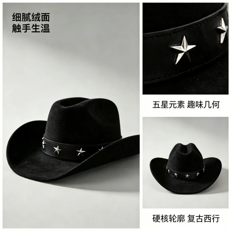 หมวกคาวบอยปีกกว้างสำหรับผู้หญิ - Vintage Fashion Eu บทวิจารณ์และราคา