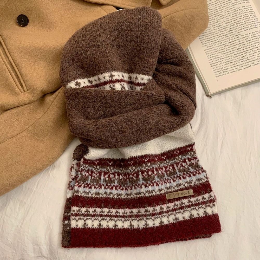 ผ้าพันคอลายแฟร์ไอล์แบบใหม่ ดีไ - Vintage Fashion Faire บทวิจารณ์และราคา