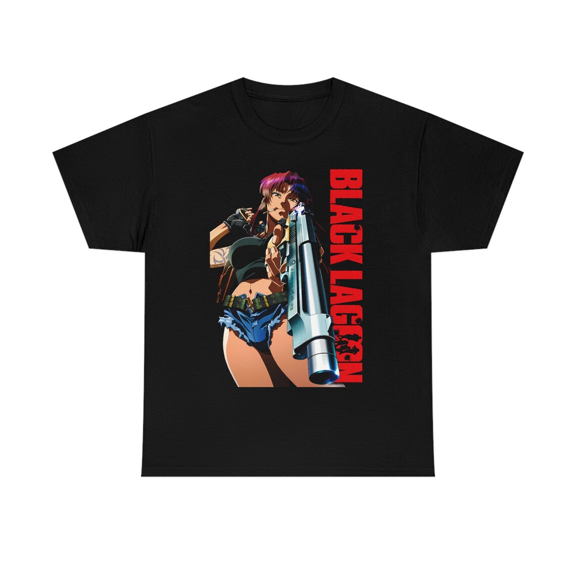 เสื้อยืดลายการ์ตูนญี่ปุ่น Blac - Vintage Fashion Eu บทวิจารณ์และราคา