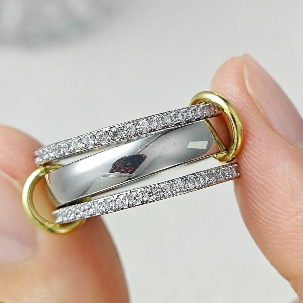 แหวนซ้อนแบบใหม่สำหรับผู้หญิง ป - Vintage Fashion Faire บทวิจารณ์และราคา