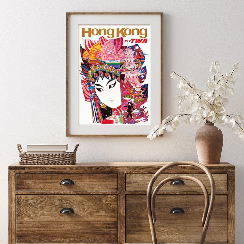 Hiasan dinding rumah พิมพ์ลายส - Vintage Fashion Illustrations บทวิจารณ์และราคา