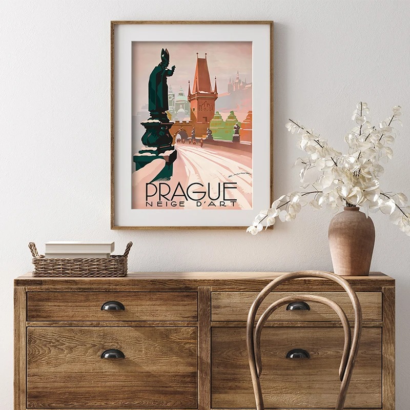 Hiasan dinding rumah พิมพ์ลายส - Vintage Fashion Illustrations บทวิจารณ์และราคา
