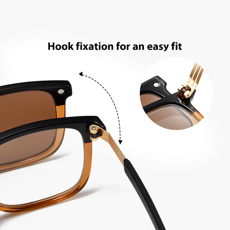 แว่นกันแดดแบบหนีบ แว่นกันแดดโพ - Vintage Fashion Luxury บทวิจารณ์และราคา