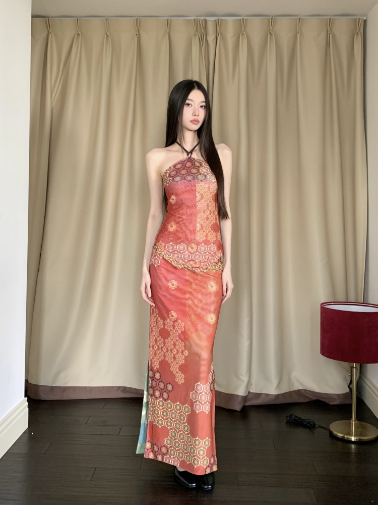 CHEERART ชุดวินเทจ 2 ชิ้นสำหรั - Vintage Fashion Fabrics บทวิจารณ์และราคา