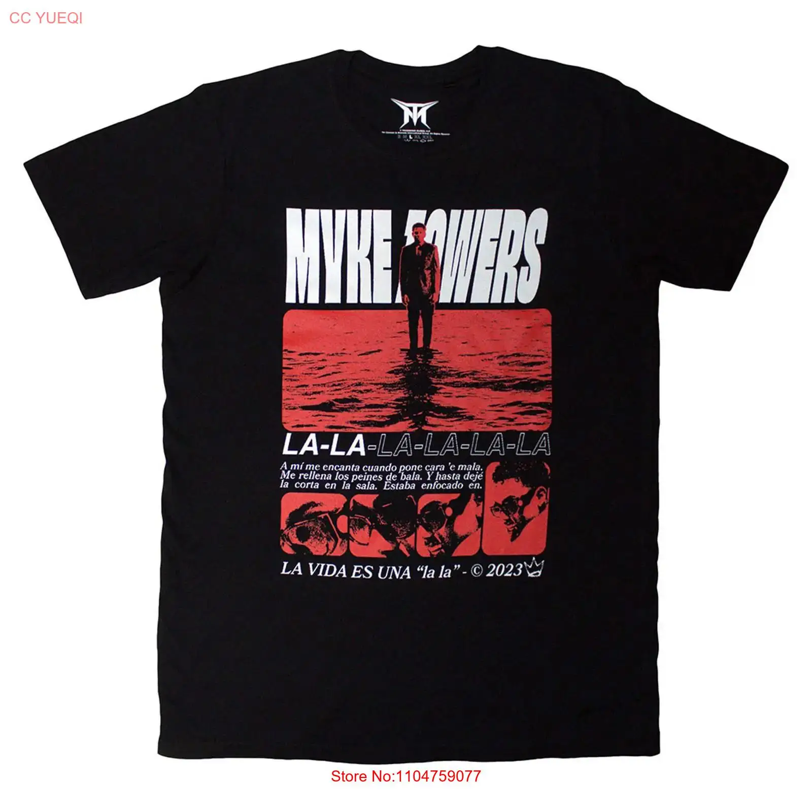 เสื้อยืด Myke Towers La Vida ว - Vintage Fashion La บทวิจารณ์และราคา