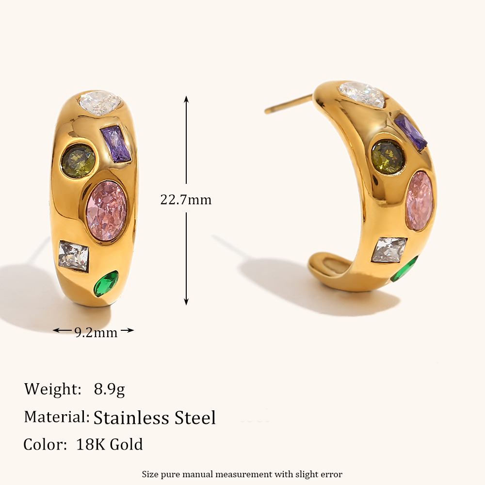 ก. Muses เรขาคณิตสีเพทายดวงจัน - Vintage Fashion La บทวิจารณ์และราคา
