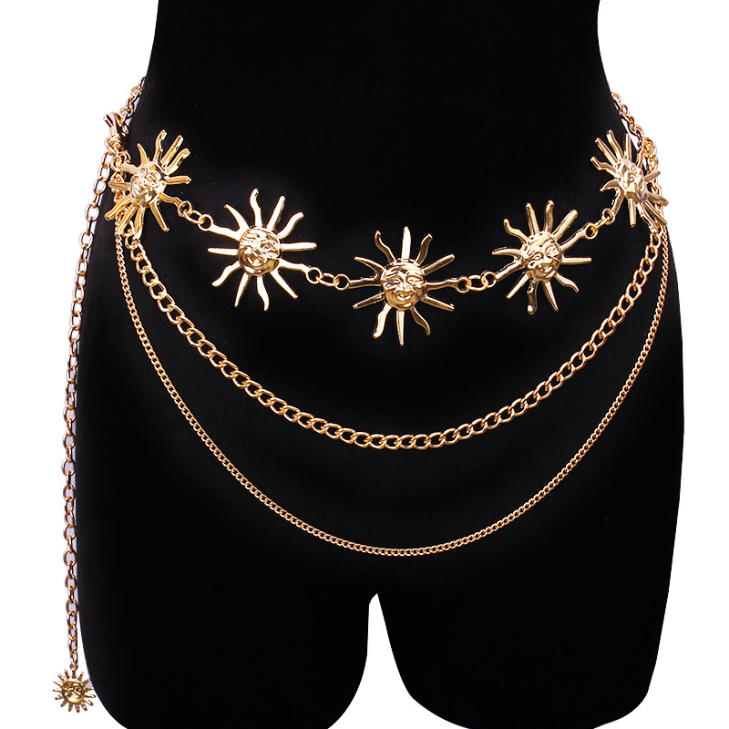 Chunky Multilayer Punk Gothic  - Vintage Fashion Fabrics บทวิจารณ์และราคา