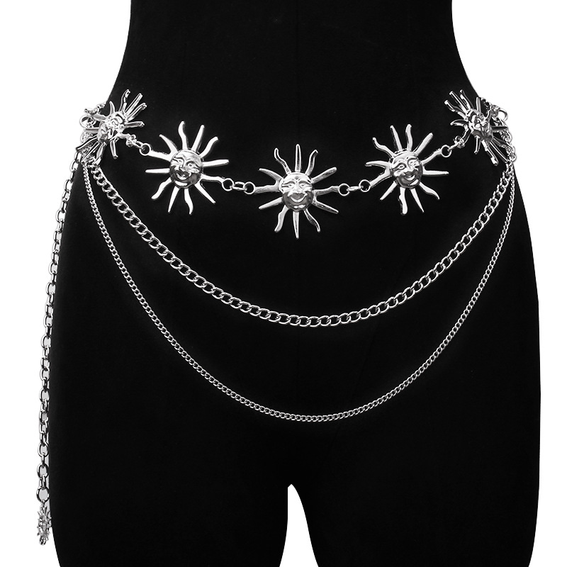 Chunky Multilayer Punk Gothic  - Vintage Fashion Fabrics บทวิจารณ์และราคา