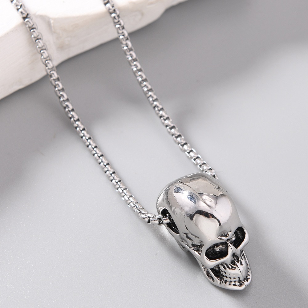 สร้อยคอโลหะผสมลายหัวกะโหลกสไตล - Vintage Fashion Ideas บทวิจารณ์และราคา