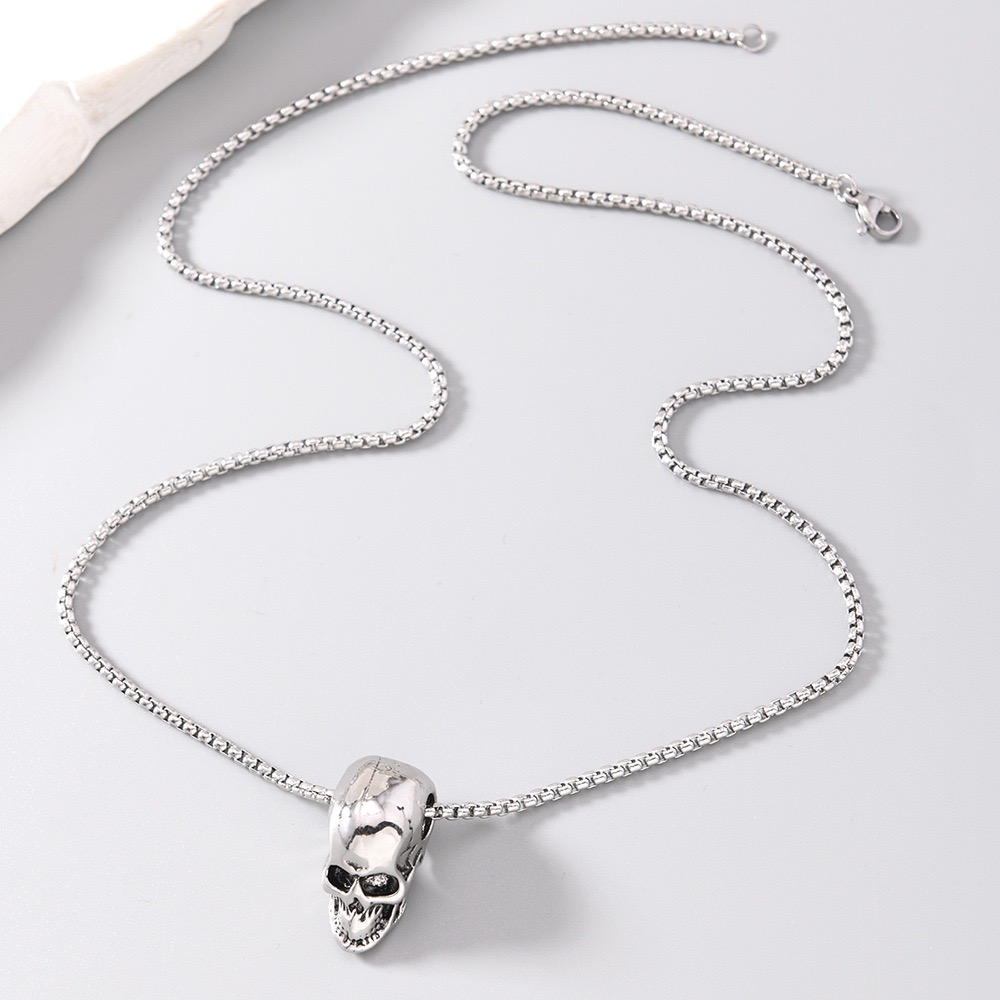 สร้อยคอโลหะผสมลายหัวกะโหลกสไตล - Vintage Fashion Ideas บทวิจารณ์และราคา