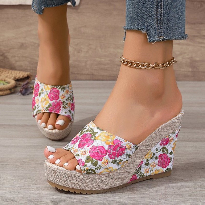 2026 รองเท้าผู้หญิงใหม่รองเท้า - Vintage Fashion Prints บทวิจารณ์และราคา