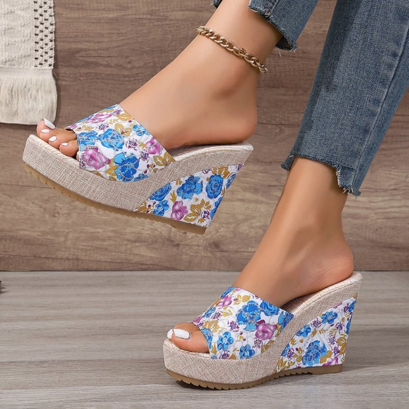 2026 รองเท้าผู้หญิงใหม่รองเท้า - Vintage Fashion Prints บทวิจารณ์และราคา