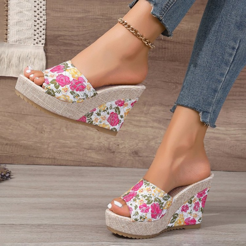 2026 รองเท้าผู้หญิงใหม่รองเท้า - Vintage Fashion Prints บทวิจารณ์และราคา