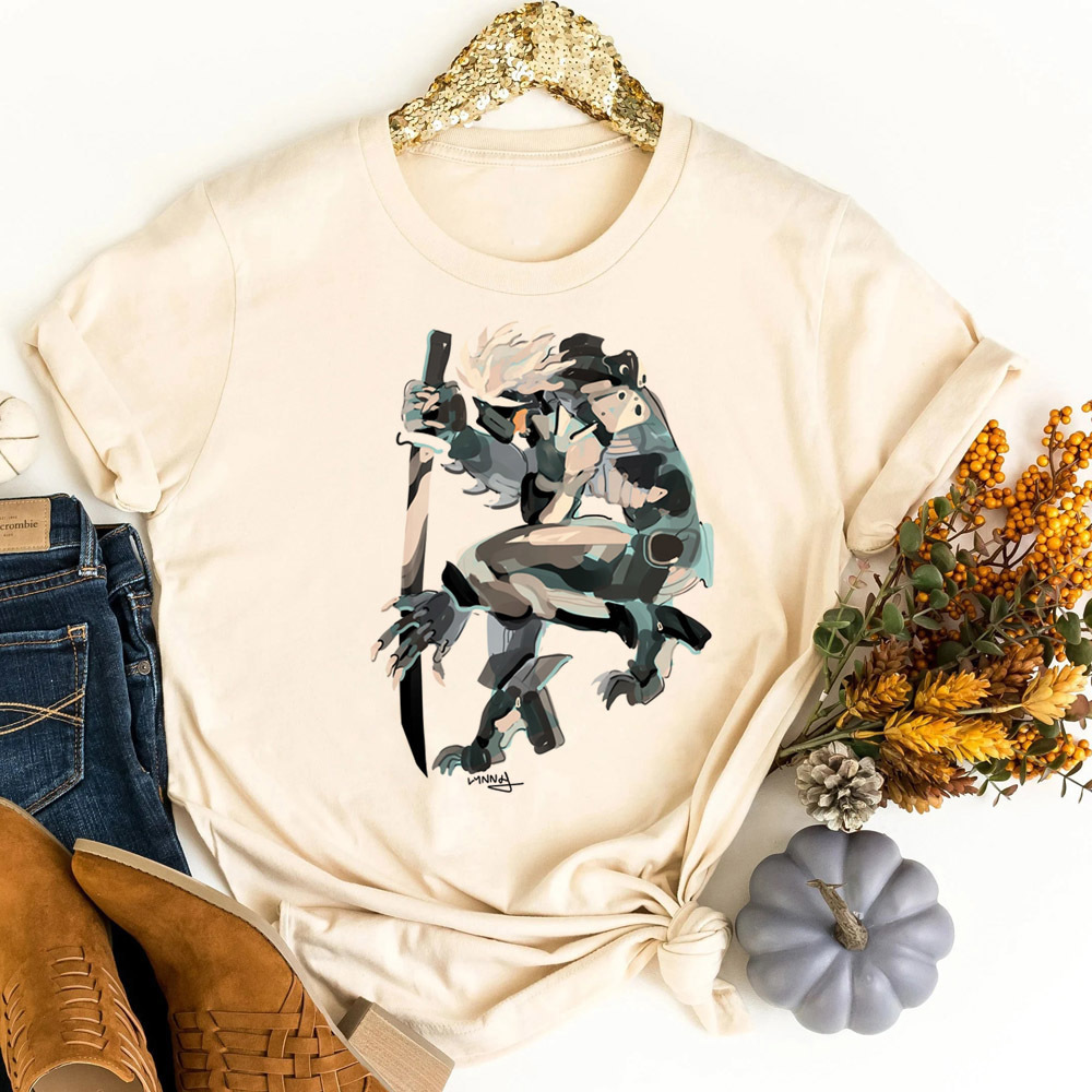 เสื้อยืดเมทัลเกียร์โซลิดวัยรุ่ - Vintage Fashion For Sale บทวิจารณ์และราคา