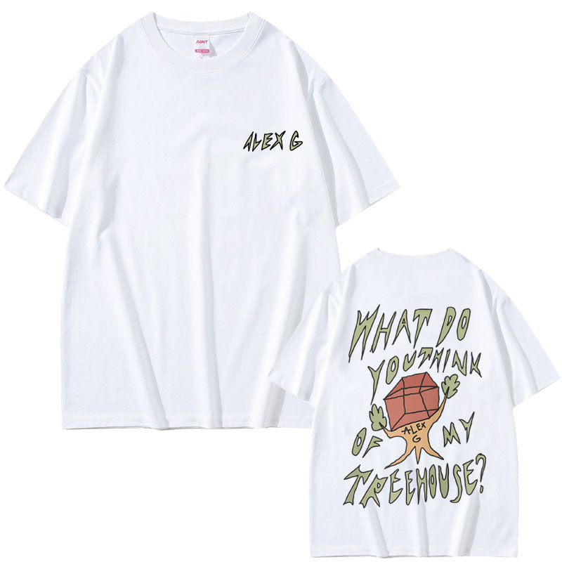 เสื้อยืดพิมพ์ลายกราฟิก ALEX g  - Vintage Fashion Eu บทวิจารณ์และราคา