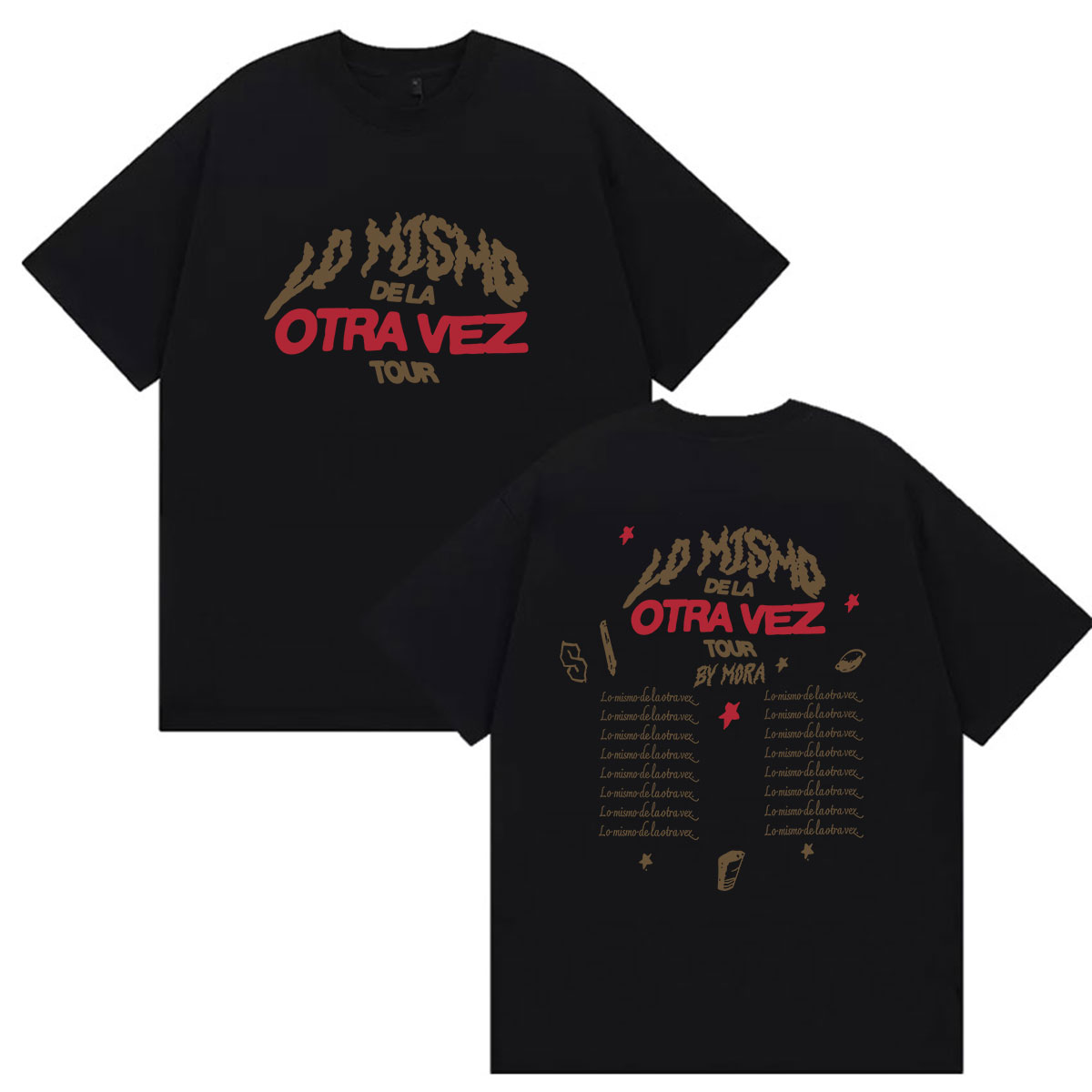เสื้อยืดพิมพ์ลาย Mora Lo Mismo - Vintage Fashion La บทวิจารณ์และราคา