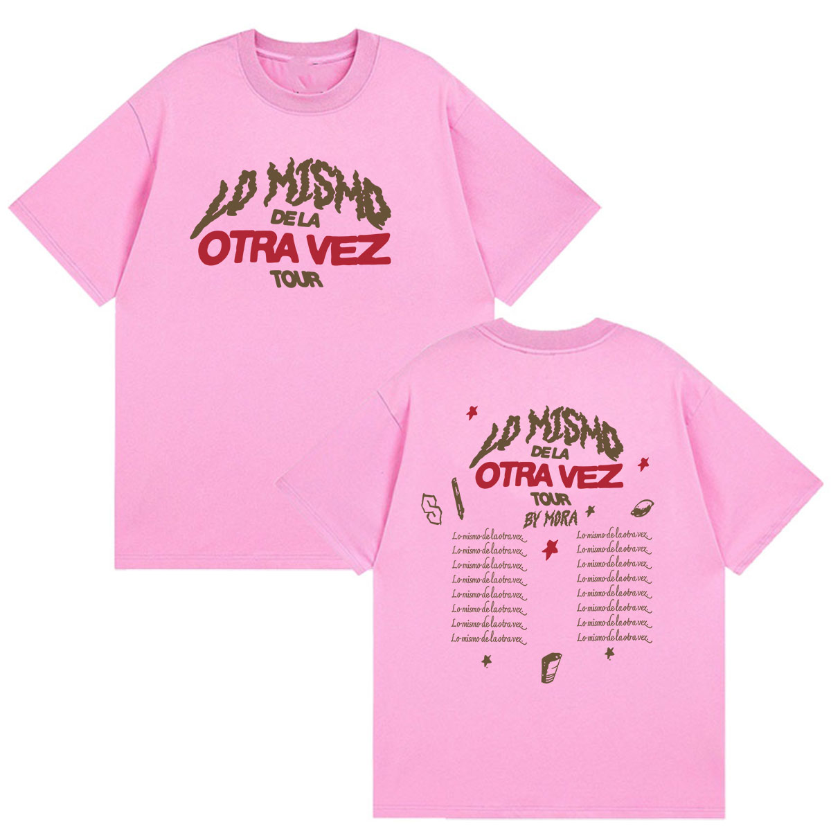 เสื้อยืดพิมพ์ลาย Mora Lo Mismo - Vintage Fashion La บทวิจารณ์และราคา