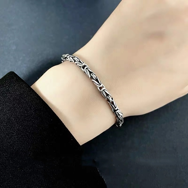 ขายดี S925 สร้อยข้อมือเงินสเตอ - Vintage Fashion For Sale บทวิจารณ์และราคา
