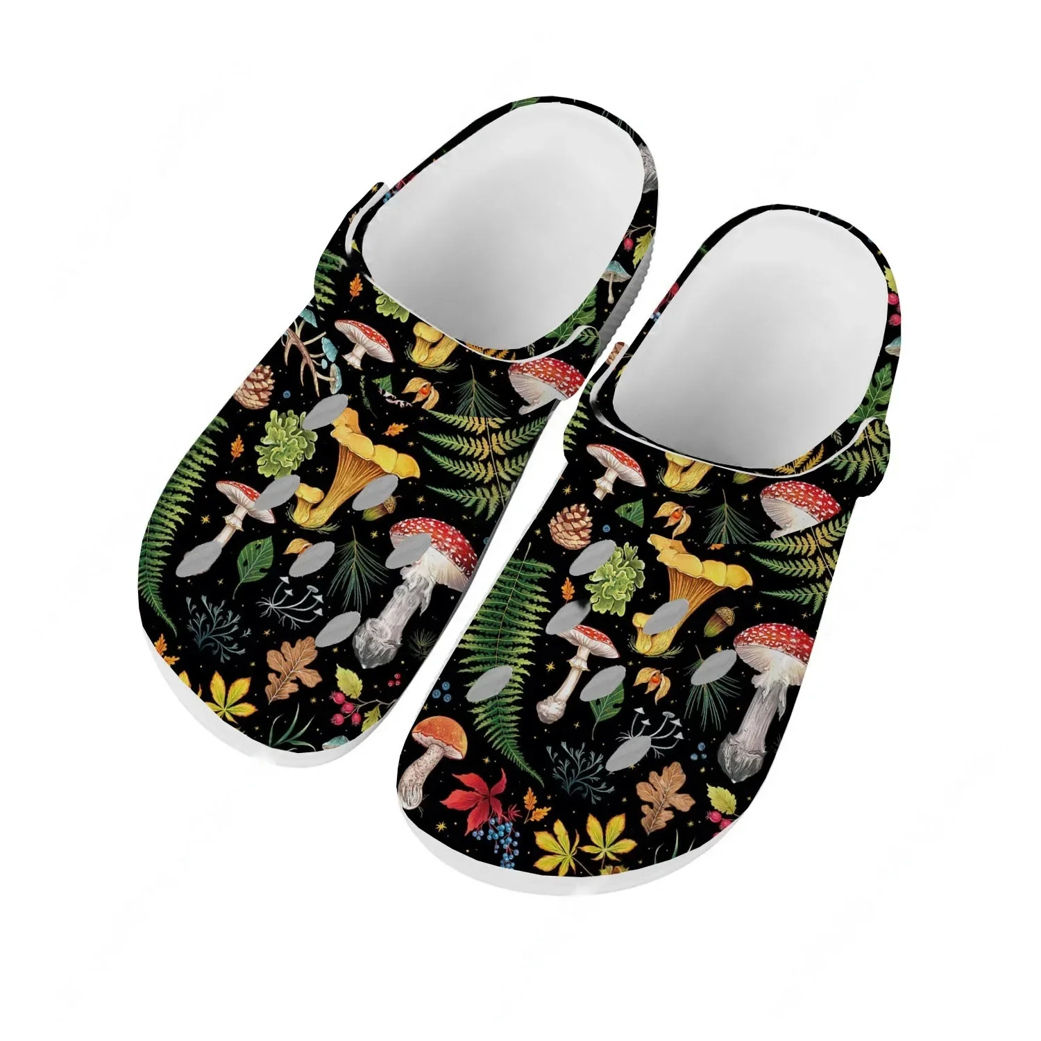 รองเท้าแตะวินเทจลายเห็ดสำหรับผ - Vintage Fashion Prints บทวิจารณ์และราคา